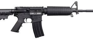 Diamondback DB15 5.56 NATO semi-automatic rifle in black finish, lightweight tactical AR-15 style firearm with precision design